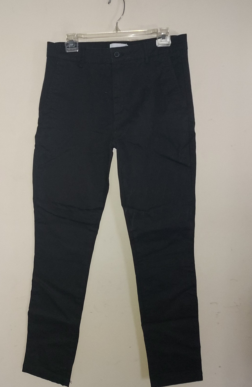 Topman Men's Jeans 32 x 30 Cotton Stretch Tapered Denim Pockets Casual Black
